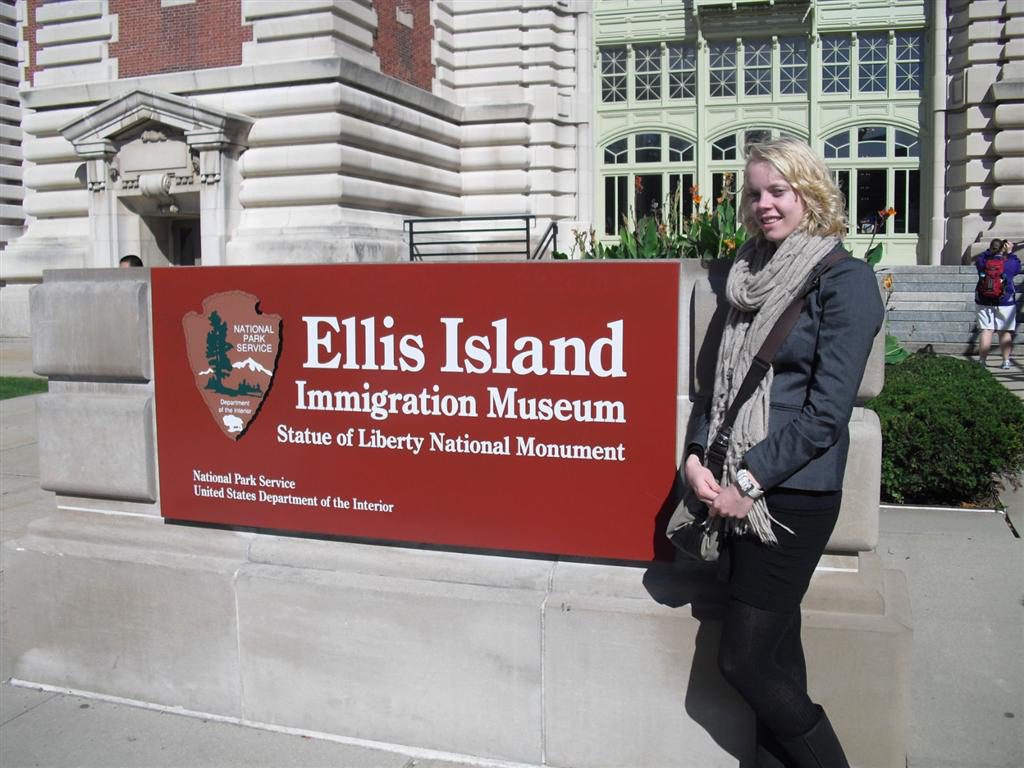 Ellis Island toegangsbord
