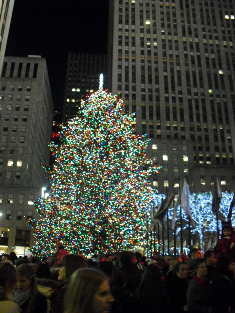 Kerstboom bij Rockefeller Center