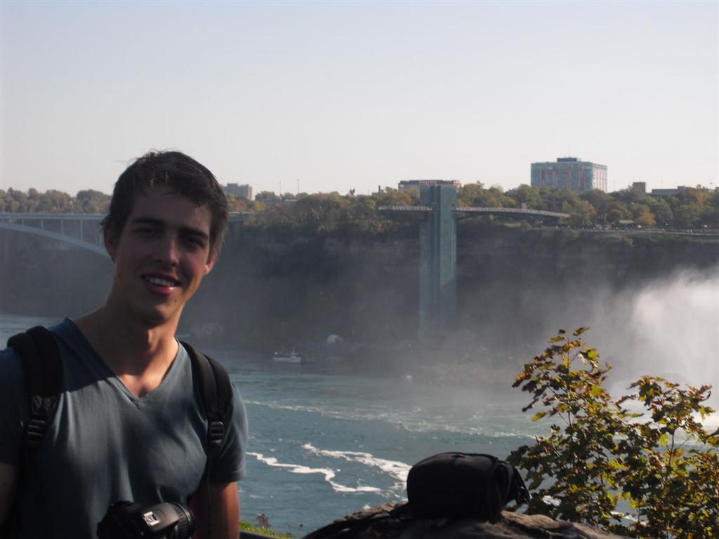 Ben bij Niagara Falls