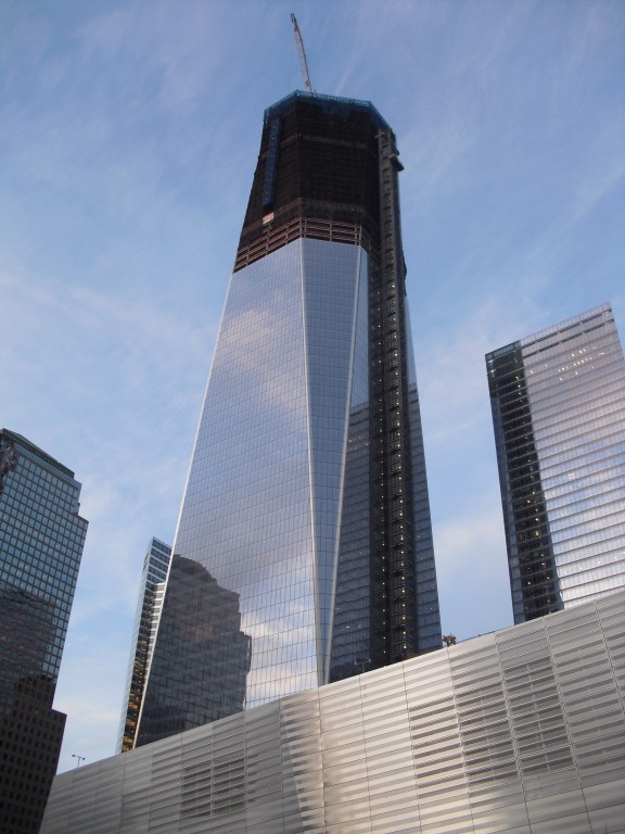 One World Trade Center in aanbouw