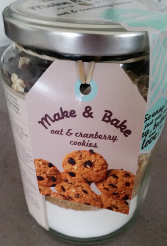 Make & Bake Oat Cranberry Cookies