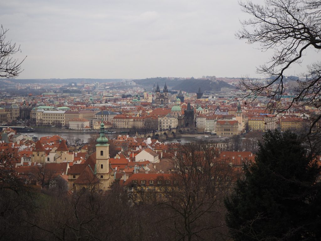 Uitzicht over Praag