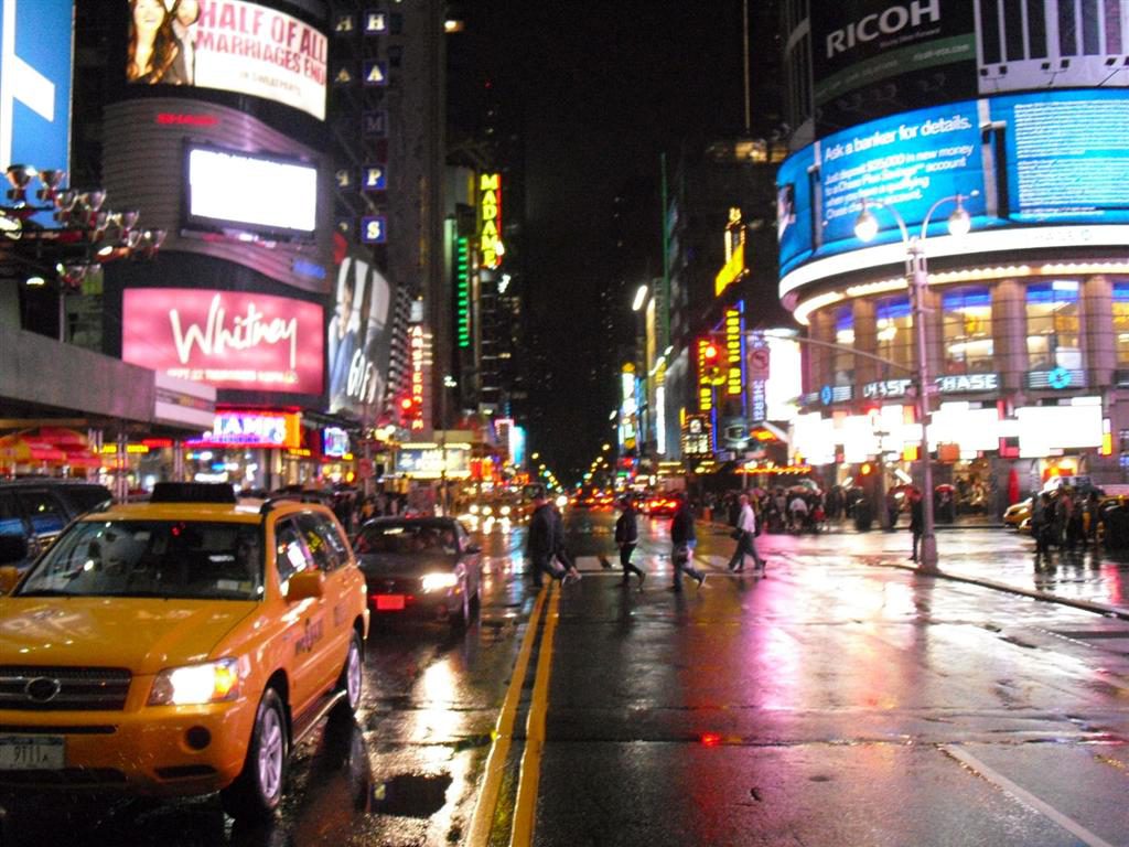After the holiday I was broke - TImes Square - Crossing